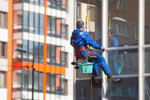 高空外墙清洗 建筑物立面清洁 蜘蛛人高空作业 广州高空作业 玻璃幕墙清洗 特种作业 外墙清洁19806419995